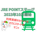 【JRE POINTステージ】利用状況に応じてクーポン・優待・ポイントアップなど特典　10月～開始までに利用実績を