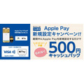 【しんきんカード】（7/31まで）Apple Pay新規設定で500円キャッシュバック