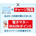 電子マネーWAONポイントはキャンペーンの対象外