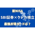 【新NISA】SBI証券でクレカ積立をする場合の最強お得カードは？