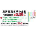 年利0.35％の普通預金「しまホ！(島根銀行スマートフォン支店)」は定期預金より、高金利！　支出予定があっても貯めやすい