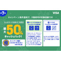 大阪でのVisaタッチ決済で最大50%キャッシュバック！　「アカカベで日常使い」「値上げの中ありがたい」など歓迎の声も