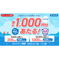 8/1～9/1「セブンのマルチコピー機でＶプリカ購入」最大1,000円分キャッシュバック