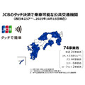 JCBタッチ払いで30%還元キャンペーン！西日本エリアの交通機関74事業者対応