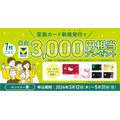 三井住友カード家族カード追加で最大9,000ポイント！エントリー3/12～開始