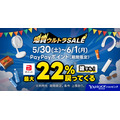 Yahoo!ショッピング「爆買ウルトラSALE」開催 最大22％のPayPayポイント還元も