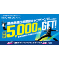 京王NEOBANK 新規口座開設で最大5,000円キャッシュバック&ポイント2倍