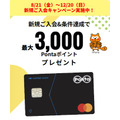 ローソン銀行のクレジットカード「ローソンPontaプラス」新規入会で最大3,000ポイント
