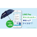 1日70円（月額最大420円）傘のシェアリングサービス「アイカサ」を紹介
