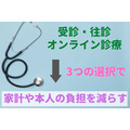 家計や本人の負担を減らす「受診・往診・オンライン診療」3つの選択　特徴や料金を解説