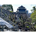 大地震後の熊本城の様子