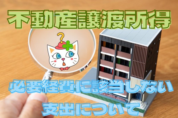 不動産譲渡所得で必要経費に該当しない支出とは　「維持管理費」は対象外に 画像