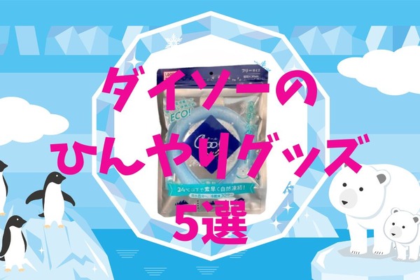 【2022年夏は猛暑予想】ダイソーでそろう「ひんやりグッズ」5選で対策しよう 画像