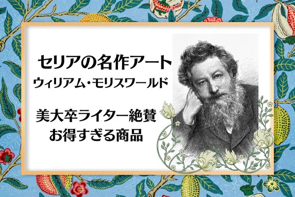 セリアの名作アート「ウィリアム・モリスワールド」 美大卒ライター絶賛のお得すぎる商品と、残念だった商品 画像