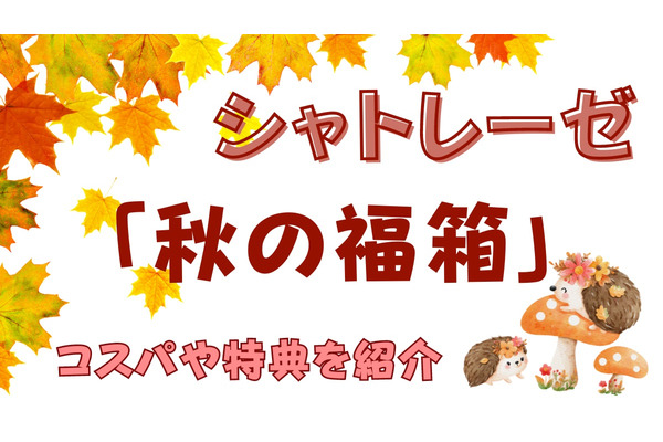 【シャトレーゼ】通販限定「秋の福箱」お菓子セット、アイス・冷食セットそれぞれのコスパや特典を紹介 画像