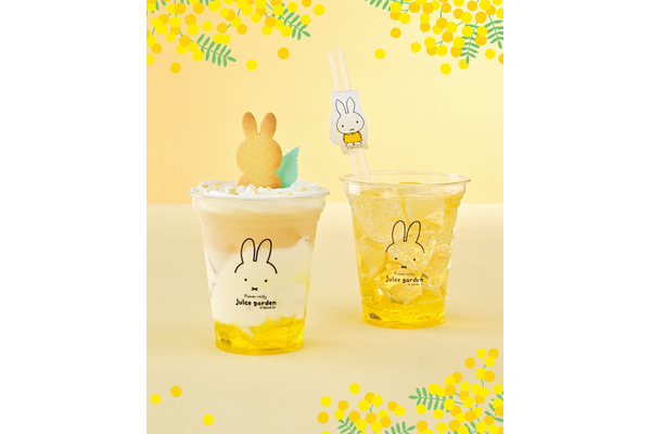 【ジュースガーデンにて】ミッフィーのミモザドリンク登場 画像