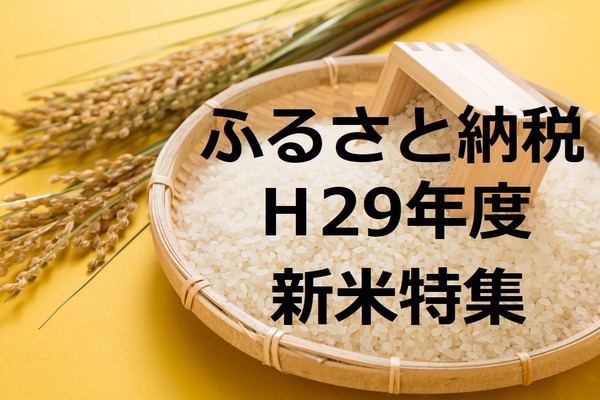 【ふるさと納税】平成29年産新米！　地域の特徴を活かした自慢のお米10選 画像