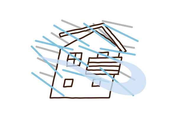 台風で隣家を破損させてしまった場合、損害賠償は生じるの? 質問の多い「台風の保険」について解説します。 画像