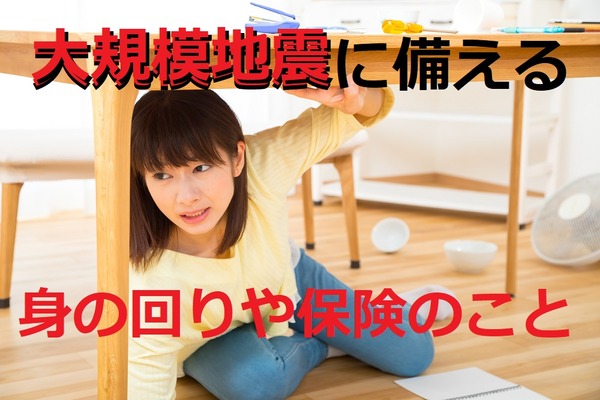 大規模地震に備えて私たちができる身の回りや保険のこと 地震保険に100%補償がある保険会社とは 画像
