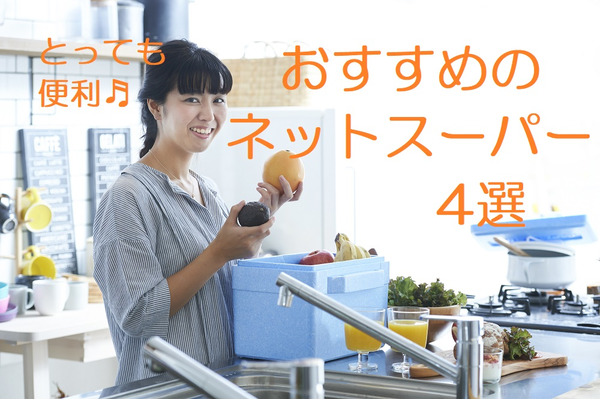 4つのタイプから選ぶ、あなたに合った「ネットスーパー」　時間の有効利用と節約にも役立ちます。 画像