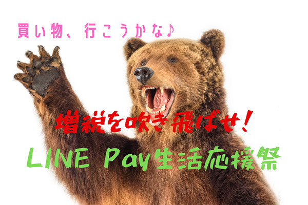 LINE Payで最大12%還元の可能性　増税を吹き飛ばせ！LINE Pay生活応援祭 画像