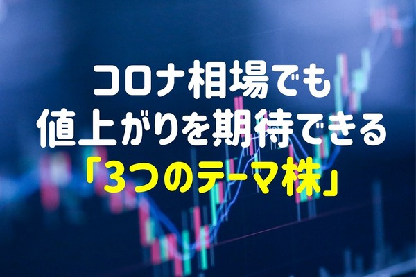 コロナ相場でも値上がりを期待できる「3つのテーマ株」　日経平均との値動き比較から導いた「仕込みのタイミング」 画像