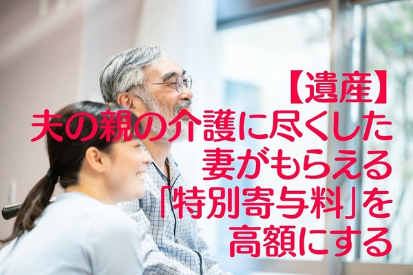 【遺産】夫の親の介護に尽くした妻がもらえる「特別寄与料」　高額にするには「絶対的評価方法」採用が鍵 画像