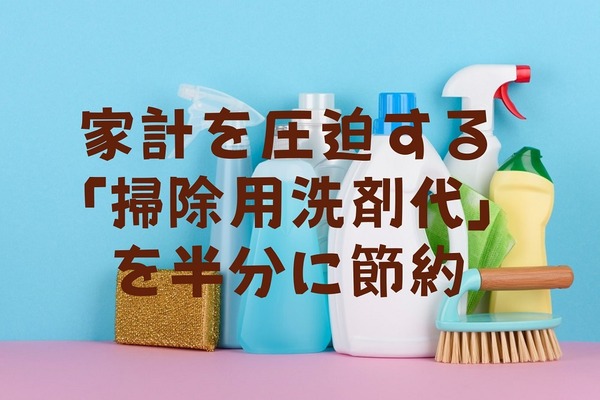 家計を圧迫するわが家の「掃除用洗剤代」を半分に　「クエン酸」「重曹」手作り洗剤掃除術を紹介 画像