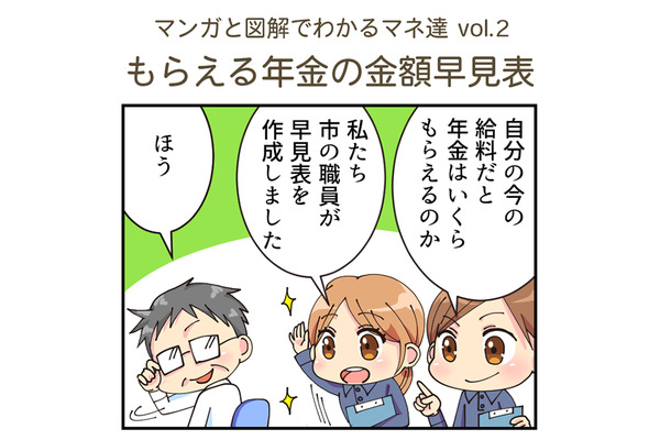【4コマ漫画】私は年金いくらもらえる？　未納者は金額が激減するので注意 画像