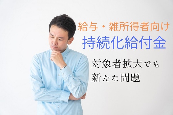 給与・雑所得者向け持続化給付金が新たな火種に…多様な働き方に10種類の所得分類では対応しきれず 画像