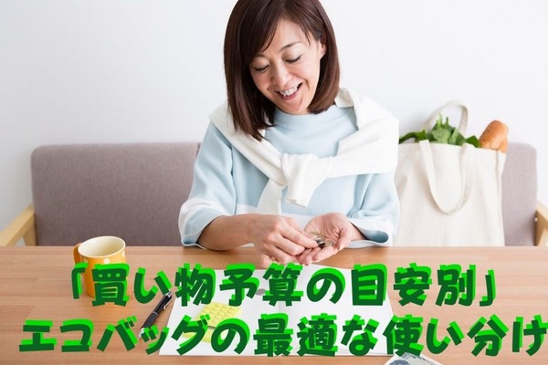 エコバッグに「買い過ぎ防止」の節約効果　「買い物予算の目安別」の最適な使い分け 画像