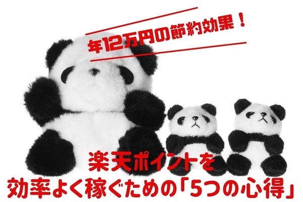 楽天経済圏を活かして「年12万円の節約効果」　楽天ポイントを効率よく稼ぐための「5つの心得」 画像