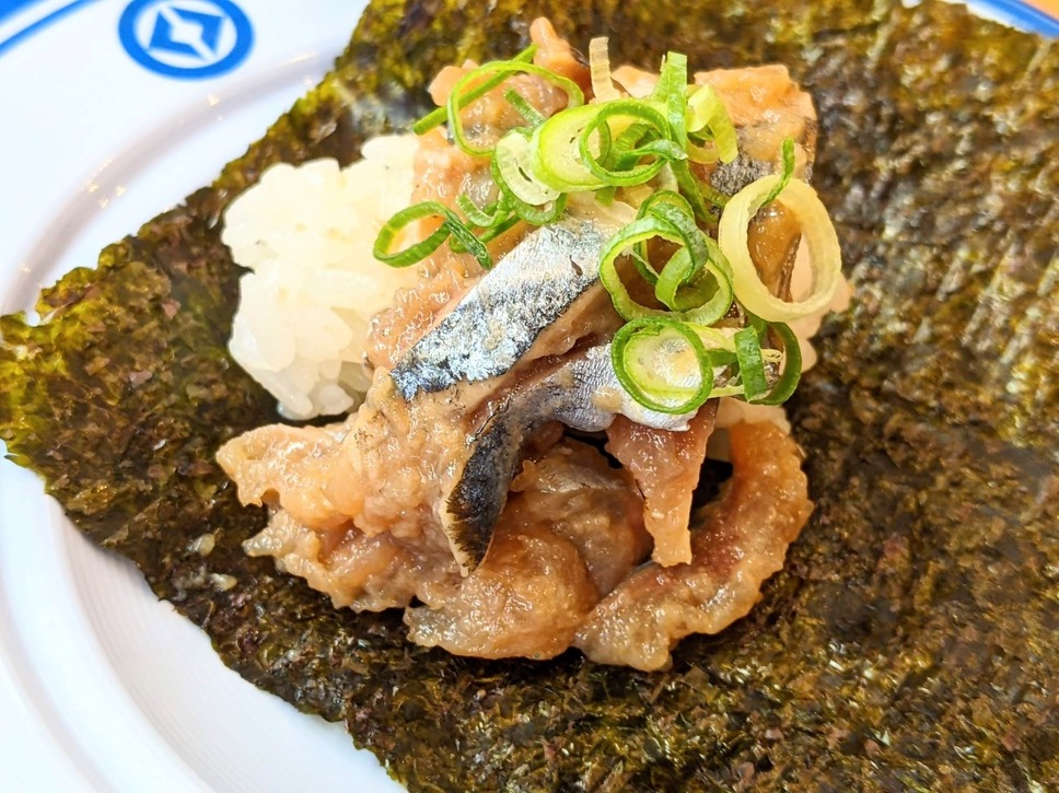 秋刀魚胡麻醤油手巻き