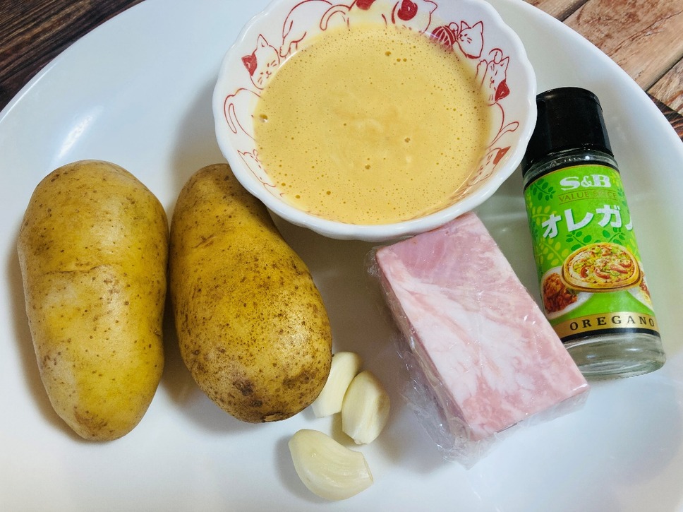 味噌マヨ風味のジャーマンポテト
