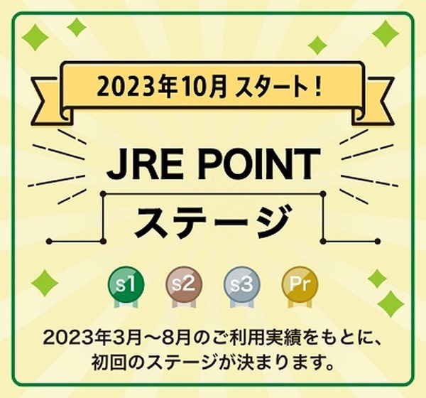 10月より「JRE POINTステージ」スタート