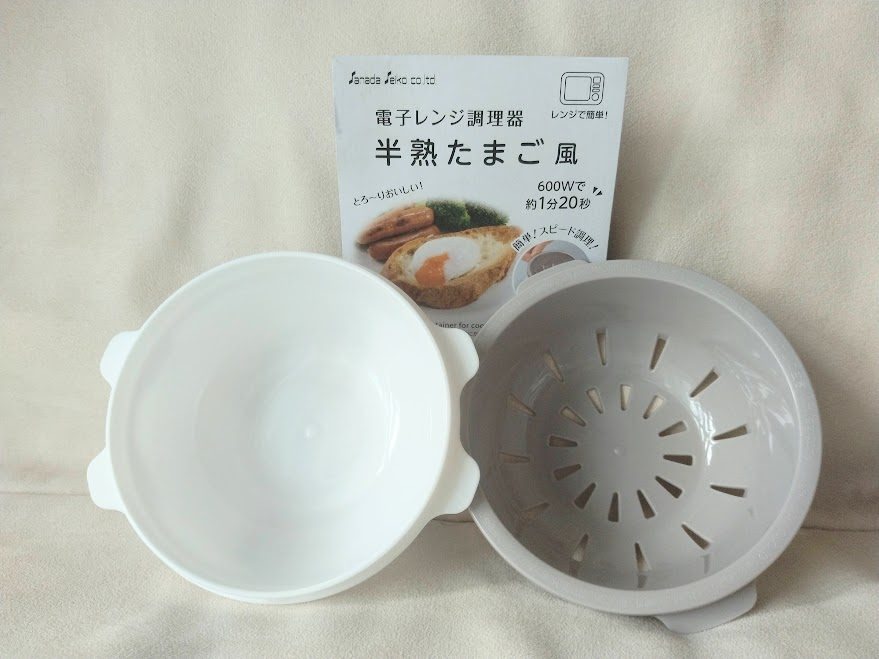 電子レンジ調理器 半熟たまご風