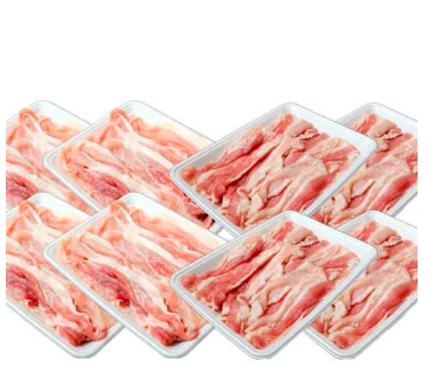 特盛国産豚バラ・モモスライスセット　合計4kg