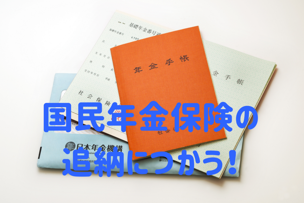 国民年金保険の追納につかう