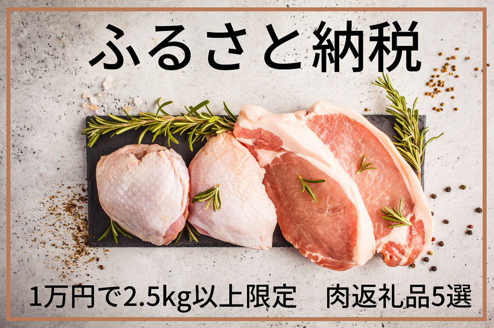 1万円で2.5kg以上限定 肉返礼品5選