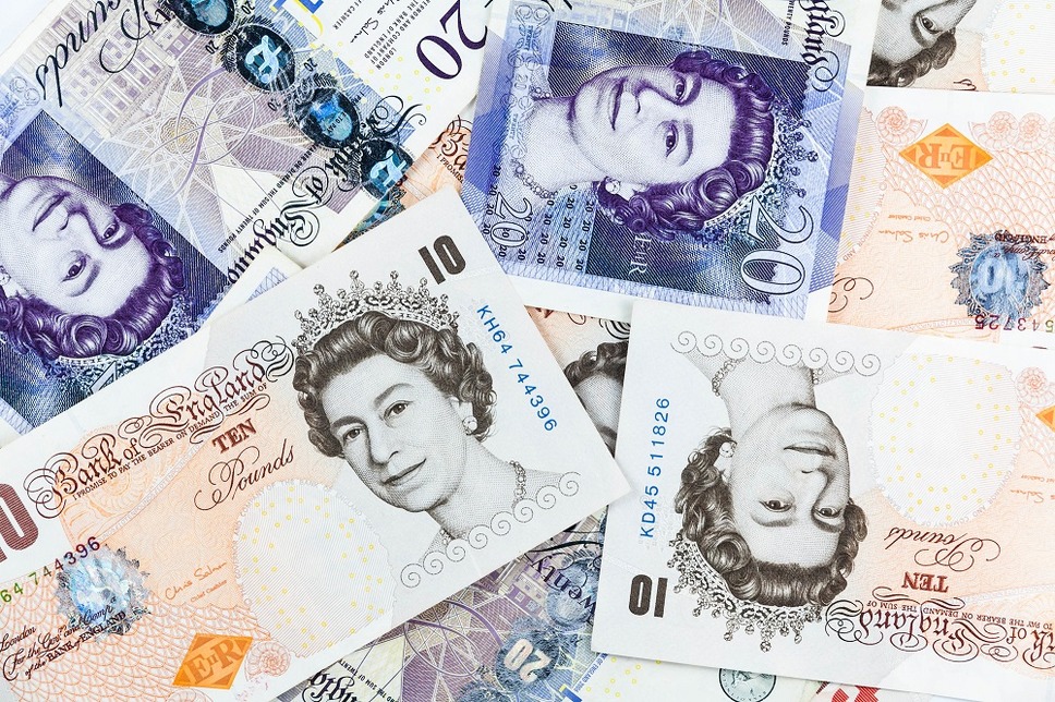 イギリス紙幣のイメージ