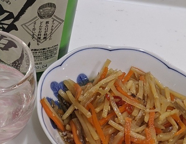 冷蔵惣菜のきんぴらごぼう1食分