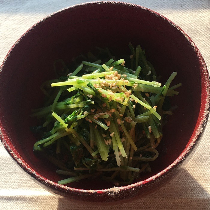 豆苗のナムル