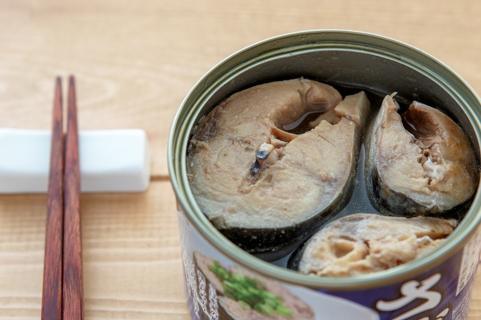 サバ缶と納豆で作る「ひっぱり丼」