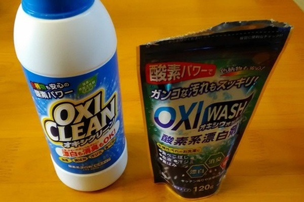 「オキシクリーン」と「100均の酸素系漂白剤」の洗浄力はほぼ同じ