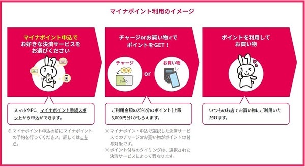 マイナポイント利用のイメージ