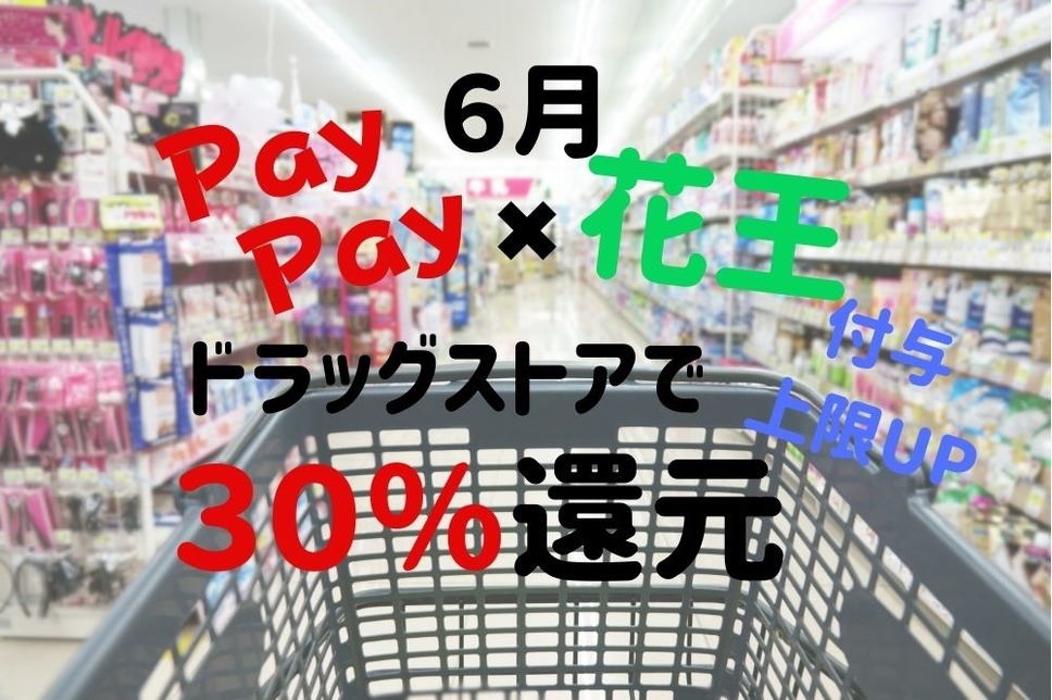 2021年6月PayPay×花王で30％還元キャンペーン