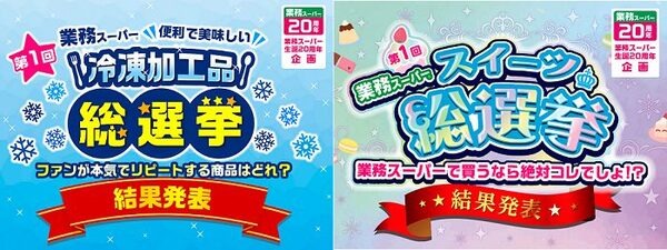業ス冷凍加工品スイーツ総選挙