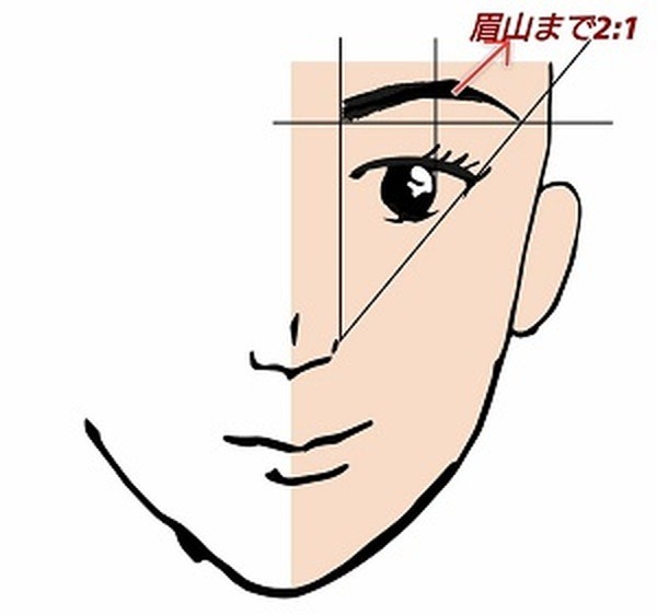 基本の眉の描き方