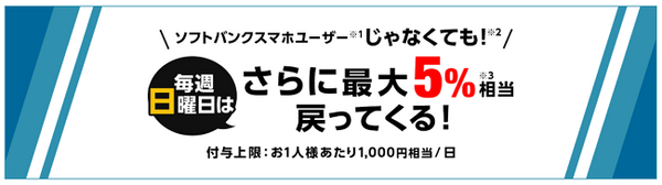 ソフトバンクユーザーじゃなくてもいい