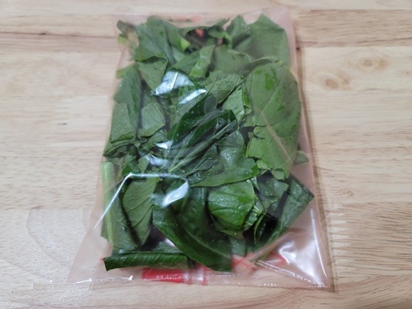 3週間もつ小松菜の冷凍保存方法